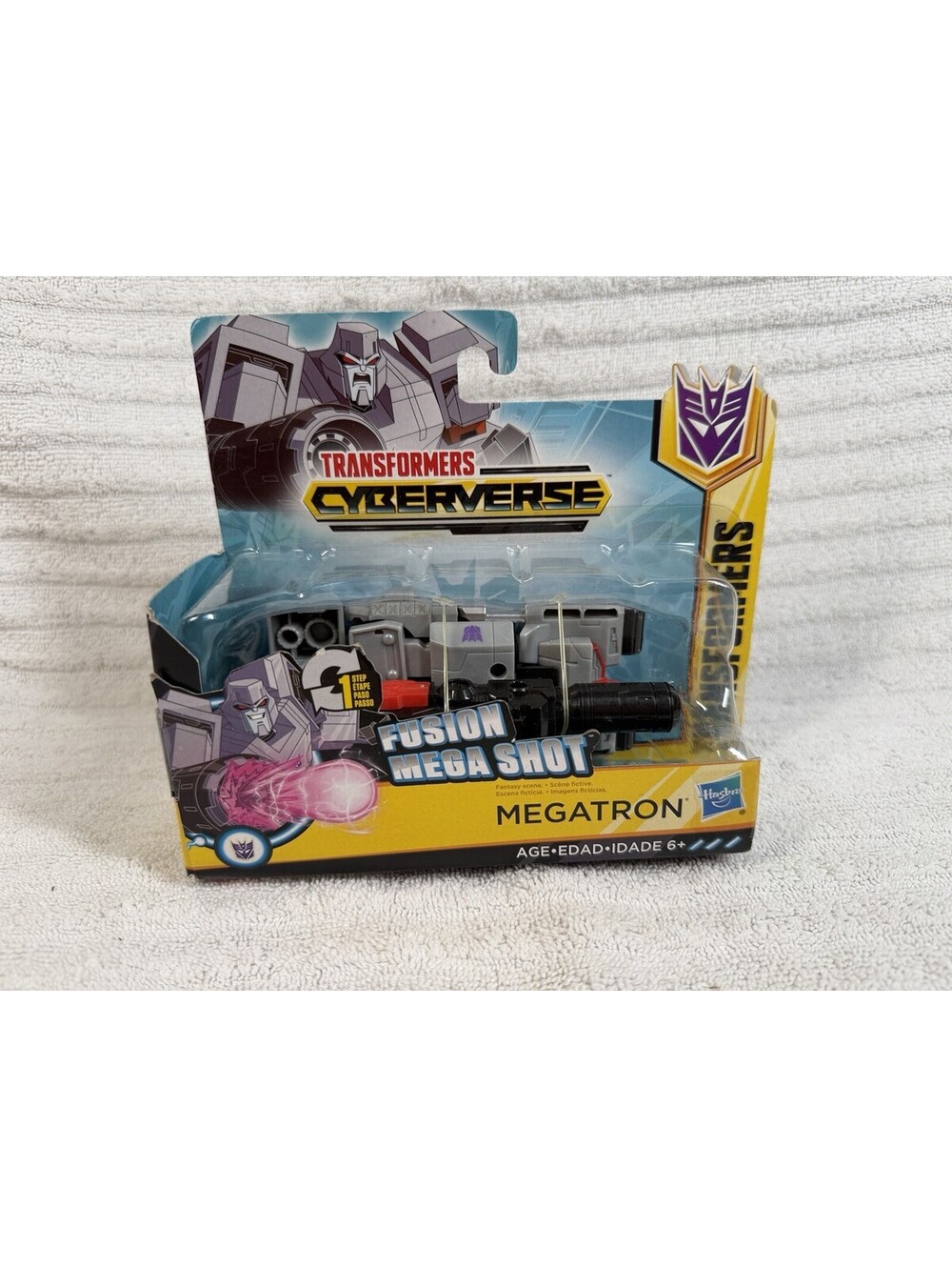 transformers cyberverse fusion mega shot megatron action figure